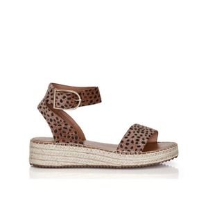 City Chic Melody Leopard Platform Sandals